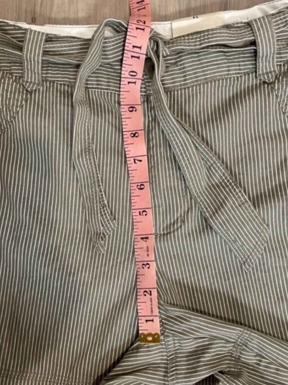 NWT St. John’s Bay Beachy Coastal Tie Waist Cotton Shorts Size 14 Preppy Classy - Picture 8 of 9